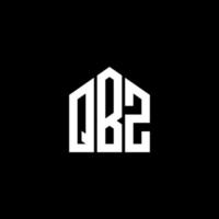qbz bokstav design.qbz bokstav logotyp design på svart bakgrund. qbz kreativa initialer brev logotyp koncept. qbz bokstav design.qbz bokstav logotyp design på svart bakgrund. q vektor