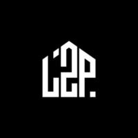 . lzp brev design.lzp brev logotyp design på svart bakgrund. lzp kreativa initialer brev logotyp koncept. lzp brev design.lzp brev logotyp design på svart bakgrund. l vektor