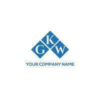 gkw-Brief-Design.gkw-Brief-Logo-Design auf weißem Hintergrund. gkw kreative Initialen schreiben Logo-Konzept. gkw-Brief-Design.gkw-Brief-Logo-Design auf weißem Hintergrund. g vektor