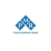 pmr brev logotyp design på vit bakgrund. pmr kreativa initialer brev logotyp koncept. pmr brev design. vektor