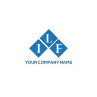 ilf brev logotyp design på vit bakgrund. ilf kreativa initialer brev logotyp koncept. ilf bokstavsdesign. vektor