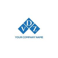 vdz brev logotyp design på vit bakgrund. vdz kreativa initialer brev logotyp koncept. vdz bokstavsdesign. vektor