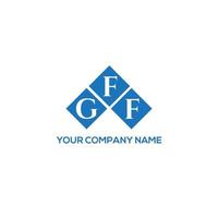 gff-Brief-Logo-Design auf weißem Hintergrund. gff kreative Initialen schreiben Logo-Konzept. gff Briefgestaltung. vektor