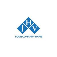 jhv brev logotyp design på vit bakgrund. jhv kreativa initialer brev logotyp koncept. jhv bokstavsdesign. vektor