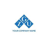 zgu brev logotyp design på vit bakgrund. zgu kreativa initialer brev logotyp koncept. zgu bokstavsdesign. vektor