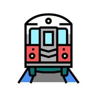 U-Bahn New York Farbe Symbol Vektor Illustration