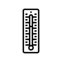 termometer tillbehör linje ikon vektorillustration vektor