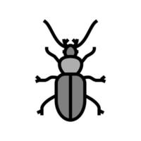 Käfer Insekt Farbsymbol Vektor Illustration