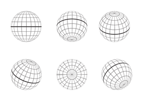 Gratis Globe Grid Outline Vector