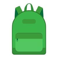 Schulrucksack-Symbol. Vektor-Illustration. vektor