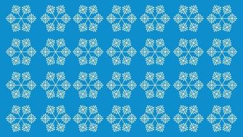 nahtloses Muster mit Schneeflocken. Vektor-Illustration vektor