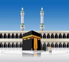 Kaaba Mekka Saudi-Arabien vektor