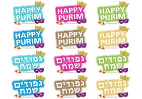 Purim Titel vektor