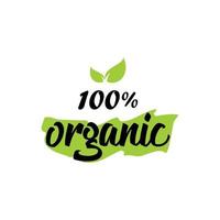 Bio-Logo. Symbole für grüne und natürliche Produkte. Logo für frische Lebensmittel und Öko-Produkte, Blatt- und Vektordesign-Element für eine gesunde Markenidentität. vektor