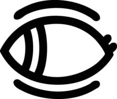Symbol für starres Auge vektor