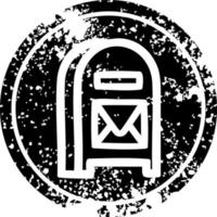 Mailbox-Notfall-Symbol vektor