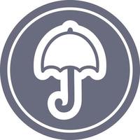 Regenschirm-Symbol öffnen vektor