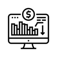 Beibehaltung des erforderlichen Mindestkontostands Symbol Vektor Illustration