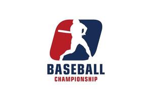 bokstaven o med baseball logotyp design. vektor designmallelement för sportlag eller företagsidentitet.