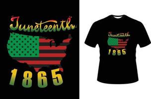 juneteenth t-shirt design vektor