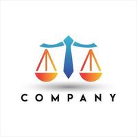 rättvisa företags logotyp. skalor av rättvisa logotyp vektor