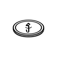 Kambodja valuta ikon symbol. khr, rielmynt. vektor illustration