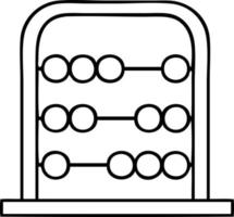 linjeteckning tecknad matematik kulram vektor