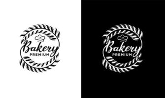 bageri vintage märke och etiketter vektor