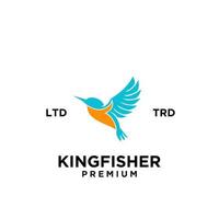 kingfisher linje logotyp vektor design