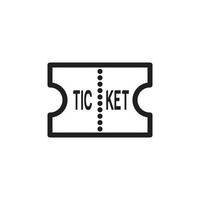 Ticket-Symbol eps 10 vektor