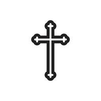 Religionskreuz Symbol Folge 10 vektor