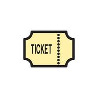 Ticket-Symbol eps 10 vektor