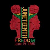 juneteenth t-shirt design vektor