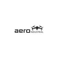 Logo-Designvorlage für Drohnen-Technologie oder Technologie-Website vektor
