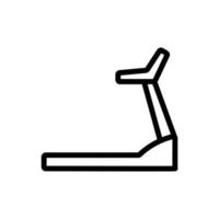 mechanische laufbänder symbol vektor umriss illustration
