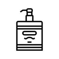 Lotion nach der Rasur Symbol Leitung Vektor Illustration