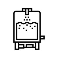 Technologie Käse Produktionslinie Symbol Vektor Illustration