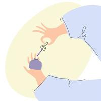 inställd på vit bakgrund. skönhetsbehandling. naturlig skönhet. flicka ansiktsbehandling och hudvård. vektor illustration