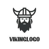 viking logotyp lineart vektor
