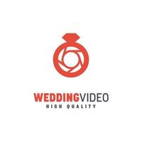 bröllopsvideofotografering vektor
