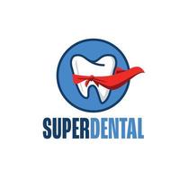 super dental logotyp vektor