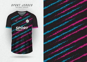 hintergrundmodell für sporttrikots, trikots, laufshirts, schräge streifen für sublimation. vektor