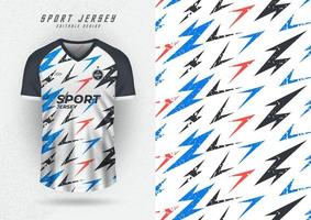 hintergrundmodell für sporttrikots, trikots, laufshirts, blitzdesigns für sublimation. vektor