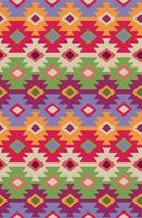 Stammes nahtlose bunte geometrische Muster. ethnische Vektortextur.traditionelles Ornament. vektor