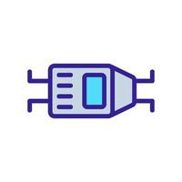 elektrisk vattenpump ikon vektor disposition illustration