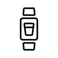 Smartwatch-Symbolvektor. isolierte kontursymbolillustration vektor