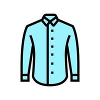 Shirt Mann Kleidung Farbe Symbol Vektor Illustration