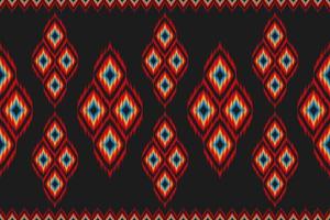 matta etnisk mönster konst. ikat seamless mönster i tribal. amerikansk, mexikansk stil. design för bakgrund, tapeter, vektorillustration, tyg, kläder, matta, textil, batik, broderi. vektor