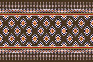 tyg etnisk stil. ikat traditionella sömlösa mönster. design för bakgrund, tapeter, vektorillustration, tyg, kläder, matta, textil, batik, broderi. vektor