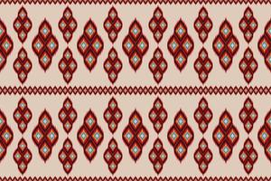 matta etnisk mönster konst. ikat seamless mönster i tribal. amerikansk, mexikansk stil. design för bakgrund, tapeter, vektorillustration, tyg, kläder, matta, textil, batik, broderi. vektor